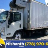 2018 Isuzu NRR 16ft Box with Carrier Reefer and Hydraulic