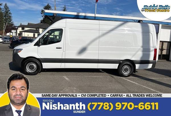 2024 Mercedes-Benz Sprinter Cargo Van 2500: HIGH ROOF + HEATED