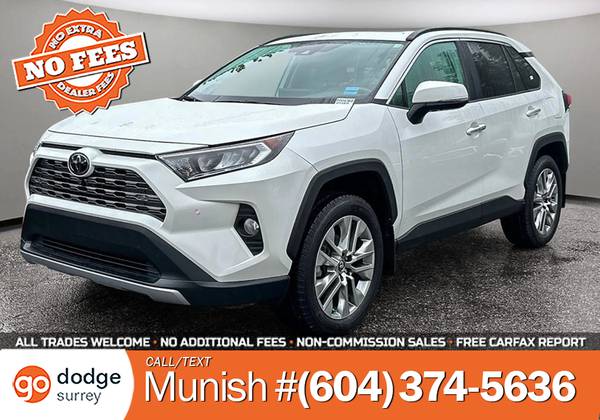 2019 Toyota RAV4 Limited AWD for $0 Build Credit, Poor