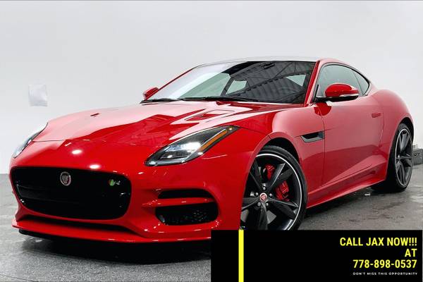 2018 Jaguar F-TYPE R AWD_coupe for $0 Build Credit, Poor