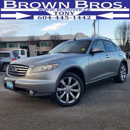 2004 INFINITI FX45 AWD for $0 Build Credit, Poor Credit,