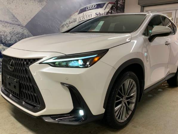 2022 Lexus NX 350h Hybrid White for $0 Build Credit,