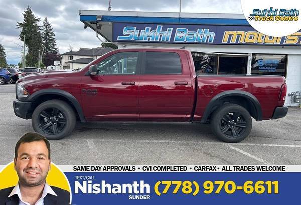 2022 Ram 1500 Classic WARLOCK Crew Cab 4x4 with Backup