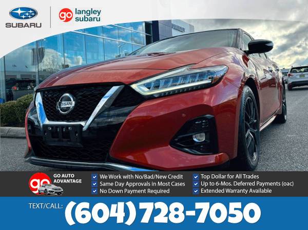 2019 Nissan Maxima SL for $0 Build Credit, Poor Credit,