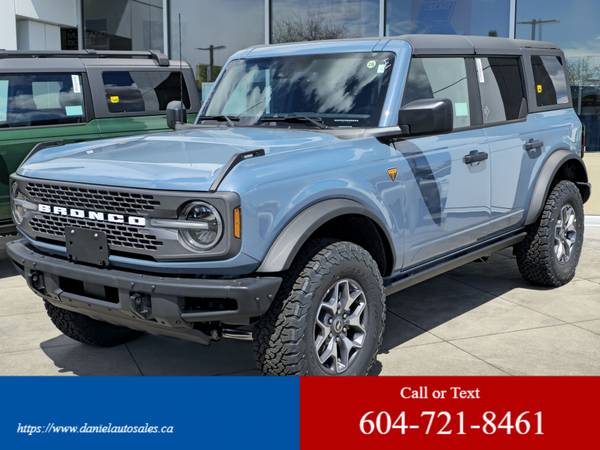 2024 Ford Bronco Badlands 332A for $0 Build Credit, Poor