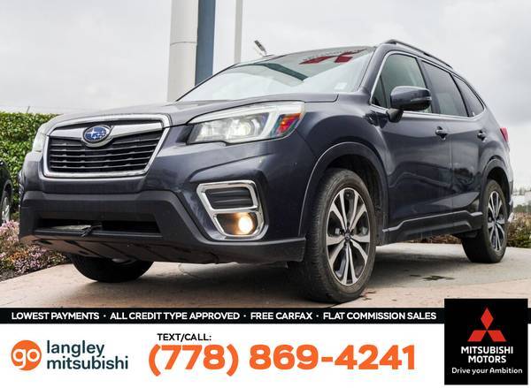 2019 Subaru Forester 2.5i Limited with EyeSight Package for $0