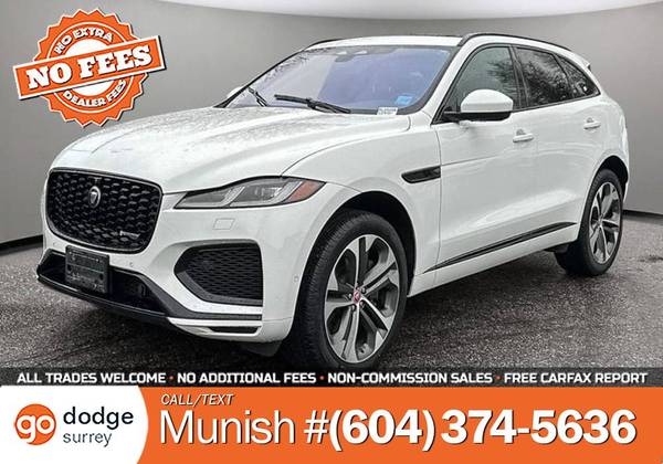 2021 Jaguar F-PACE P400 R-Dynamic S for $0 Build Credit,