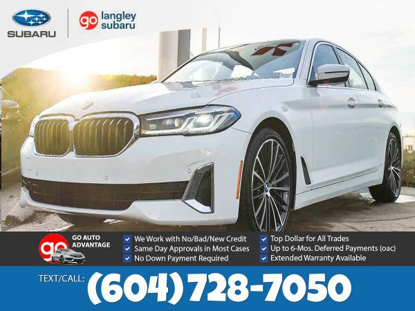 2021 BMW 530i xDrive i AWD Sedan: Accident Free, Navigation,