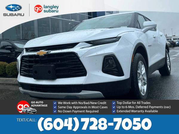 2022 Chevrolet Blazer LT AWD for $0 Build Credit, Poor