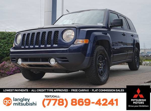 2017 Jeep Patriot High Altitude Edition for $0 Build Credit,