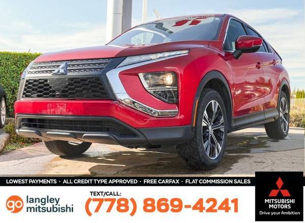 2022 Mitsubishi Eclipse Cross ES S-AWC with Auto Headlights for