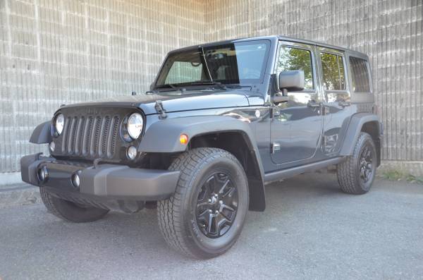 2017 Jeep Wrangler Unlimited Willys Wheeler 4x4 for $0 Build