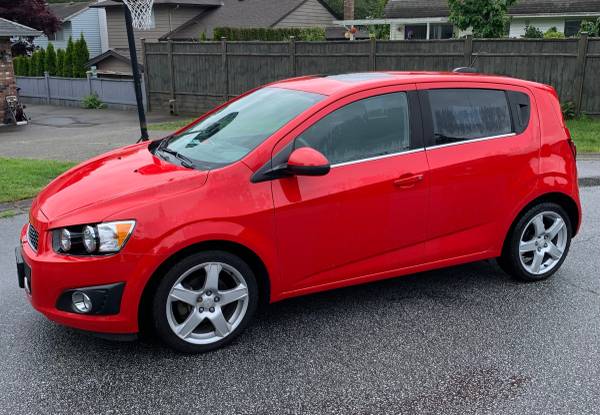 2015 Chevy Sonic LT - Low Km, No Accidents for