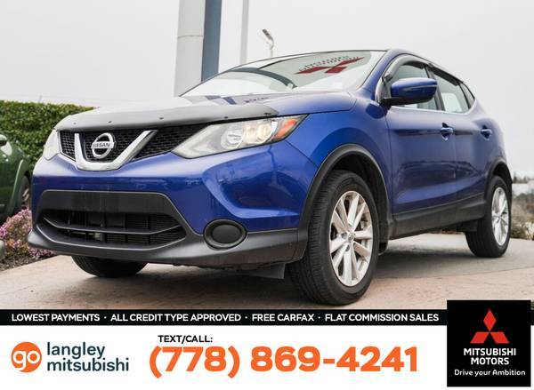 2017 Nissan Qashqai S for $0 Build Credit, Poor Credit,