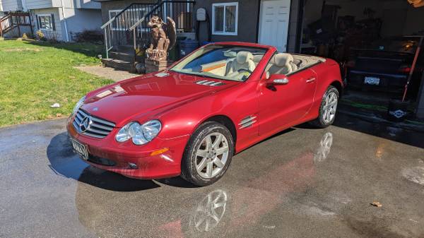 2003 Mercedes Benz SL500 Hardtop for $0 Build Credit, Poor