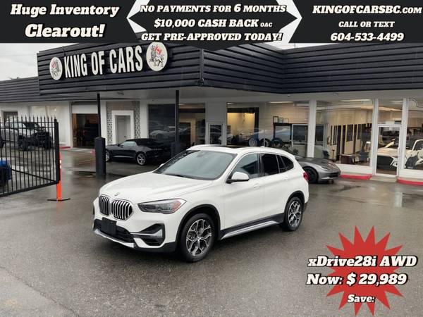 2021 BMW X1 XDRIVE28I for $0 Build Credit, Poor Credit,