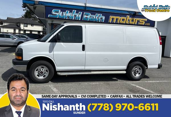 2022 GMC Savana Cargo Van RWD 2500 135 + Backup