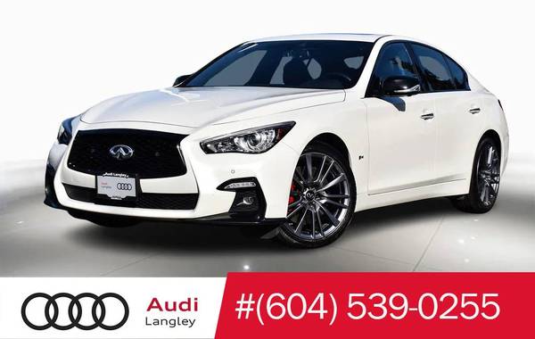 2022 INFINITI Q50 Red Sport I-LINE for $0 Build Credit,