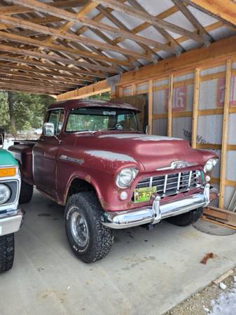 1956 Chevrolet 1300 4x4 Stepside for $0 Build Credit, Poor