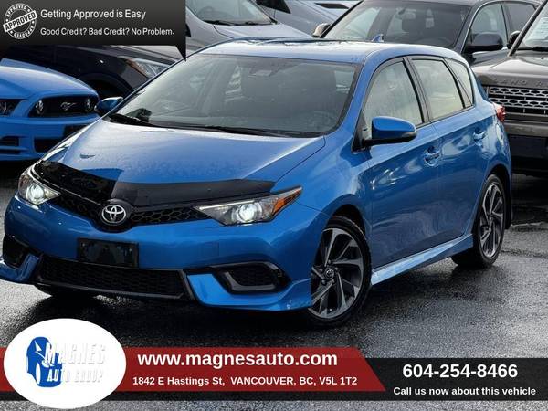 2017 Toyota Corolla IM HB for $0 Build Credit, Poor