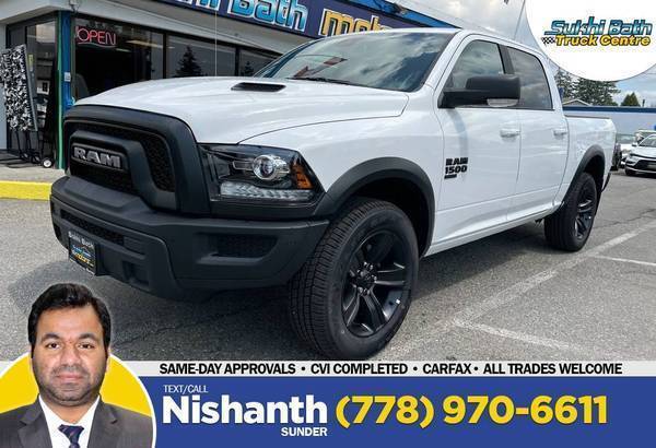 2022 Ram 1500 Classic Warlock 4x4 Crew Cab, 800 KM,