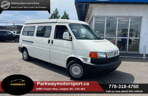 1999 Volkswagen EuroVan MV for $0 Build Credit, Poor Credit,