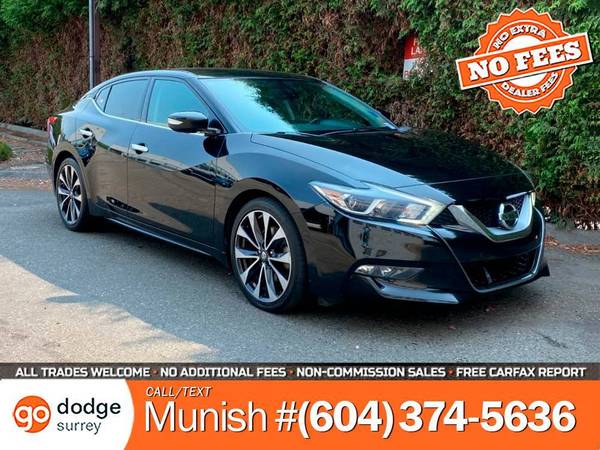 2017 Nissan Maxima SR Sedan for $0 Build Credit, Poor