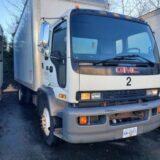 2001 GMC T7500 26 FT High Box with Power Tailgate,