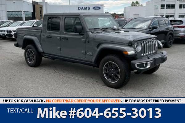 2022 Jeep Gladiator Overland: Navi, No Accidents, Local, Low KMs