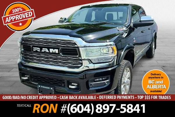 2020 Ram 3500 Limited for $0 Build Credit, Poor Credit,