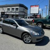 2010 Infiniti G37X Auto AWD with Navigation and Leather, 77km,