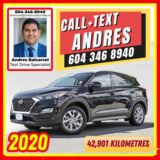 2020 Hyundai Tucson Preferred AWD with 42,901 KMS, Apple CarPlay,