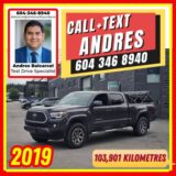 2019 Toyota Tacoma TRD Sport 4x4 103,901 kms - One