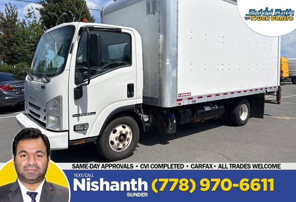 2019 Isuzu NPR 16' Box Truck with Liftgate - Leasing