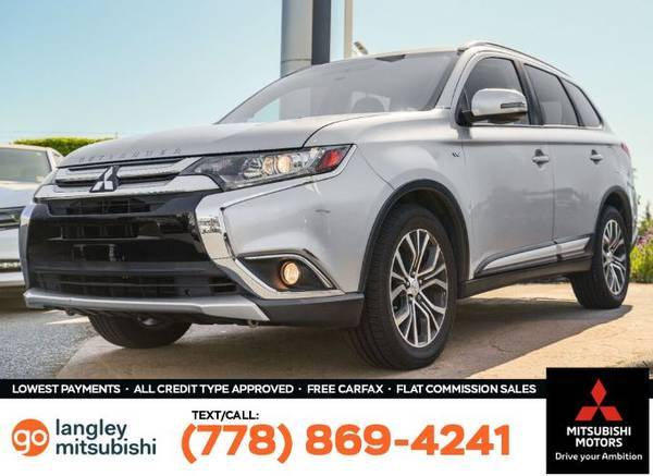 2017 Mitsubishi Outlander - BC Vehicle, One Owner for $0