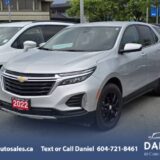 2022 Chevrolet Equinox LT 1LT AWD, No Accidents for $0