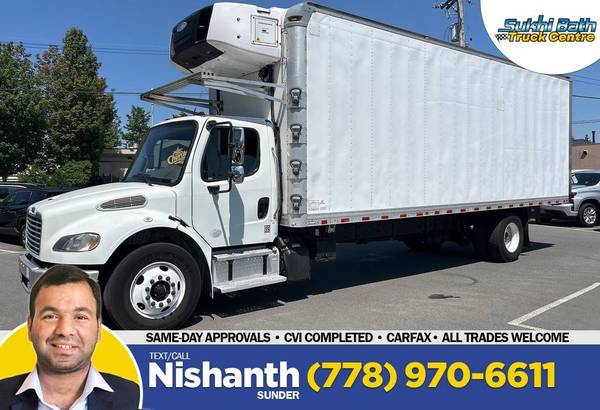 2018 Freightliner M2 106 26 FOOT BOX + CARRIER REEFER