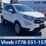 2022 Ford EcoSport: 4WD, Heated Front Seat, Backup Cam for