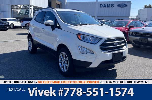 2022 Ford EcoSport: 4WD, Heated Front Seat, Backup Cam for