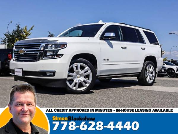 2017 Chevrolet Tahoe Premier 4x4 for $0 Build Credit, Poor