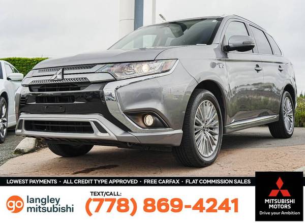 2019 Mitsubishi Outlander PHEV SE S-AWC with Sunroof and 1500W