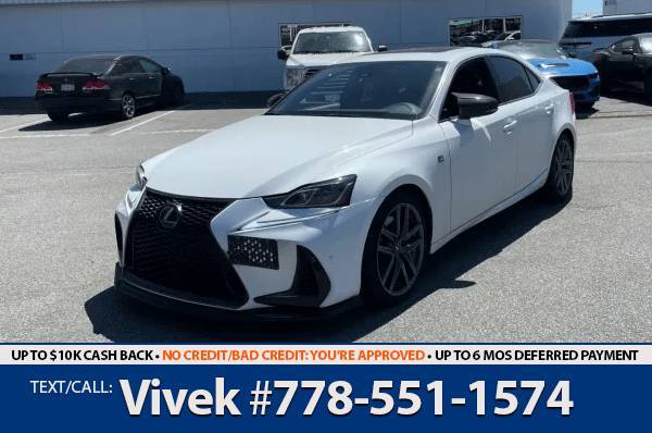 2020 Lexus IS Sedan BC Unit, Heated Wheel, Sunroof for