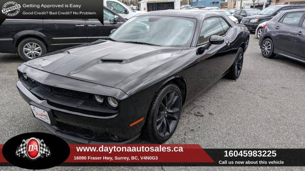 2017 Dodge Challenger SXT Plus 2dr Cpe, Black Top Edition