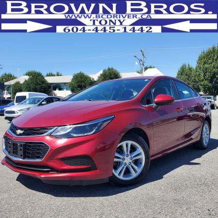 2018 Chevrolet Cruze LT for $0 Build Credit, Poor Credit,