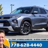 2022 Chevrolet TrailBlazer LT SUV for $0 Build Credit, Poor