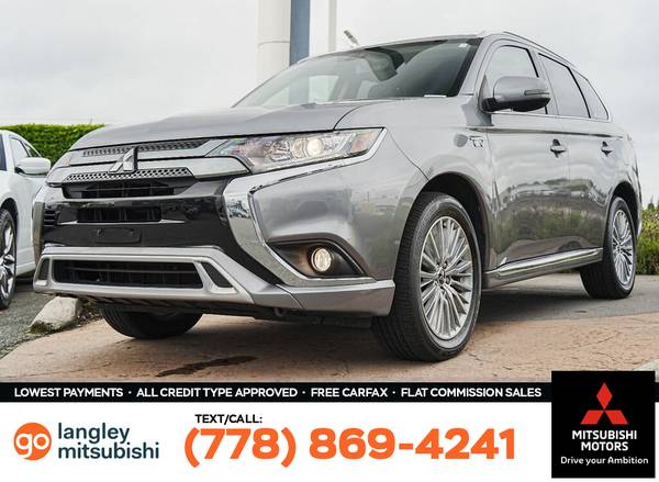 2019 Mitsubishi Outlander PHEV SE with S-AWC, Sunroof, and 1500W