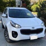 2018 Kia Sportage EX AWD with black leather for $0