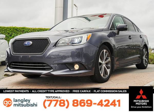 2015 Subaru Legacy 3.6R Sedan with Limited Package for $0