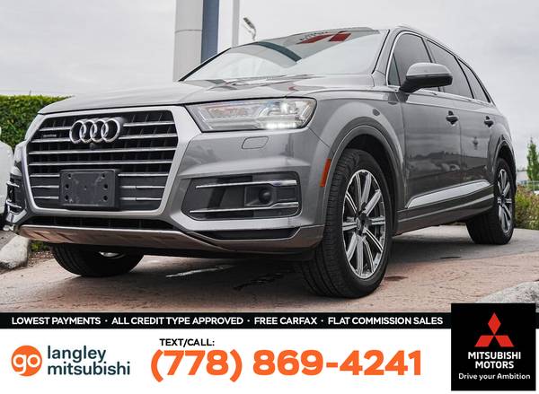 2018 Audi Q7 TECHNIK Quattro PANOROOF 7 SEAT BACKUP CAM