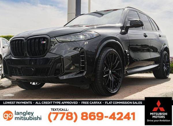 2024 BMW X5 M60i xDrive PANOROOF 1-Owner Low KMs for